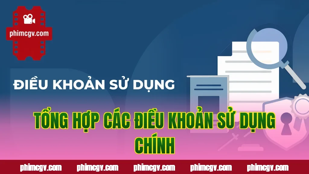 Tổng hợp các điều khoản sử dụng chính
